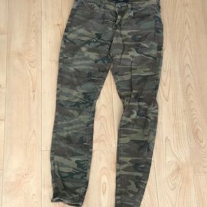 Lucky Brand Camo Charlie Skinny Jeans